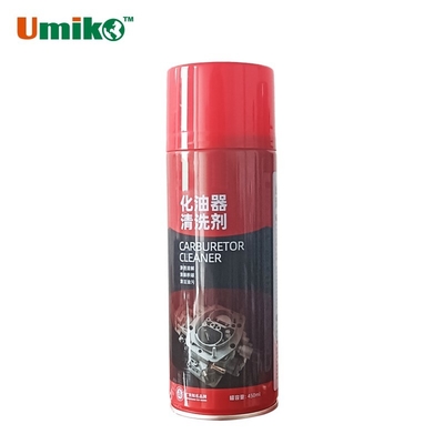 350ml 450ml Aerosol Carburetor Cleaner For Carburetor Oil Mud Removal