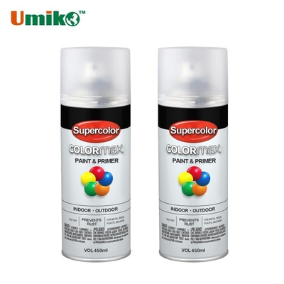 Fácil de usar pintura acrílica de aerosol sin defectos de cobertura pintura a prueba de óxido a pulverización