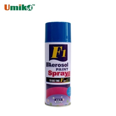 Capacidade personalizada F1 Diamante azul Spray Paint 450ml Para Metal e Plástico