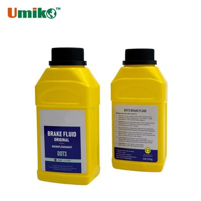 Factory Direct Wholesale DOT 3 Synthetic Brake Fluid with Dry Boiling Point ≥205℃ and Wet Boiling Point ≥140℃
