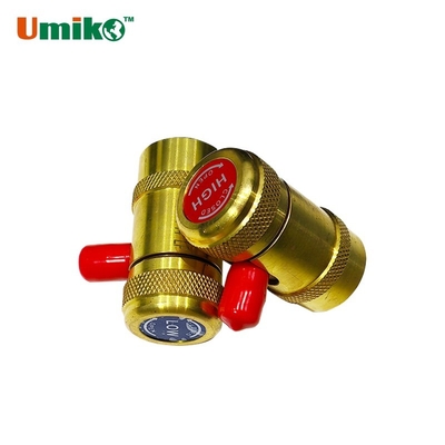 R744 Conjunto de herramientas de llenado de refrigerante para sistemas de aire acondicionado de automóviles 0-2400PSI