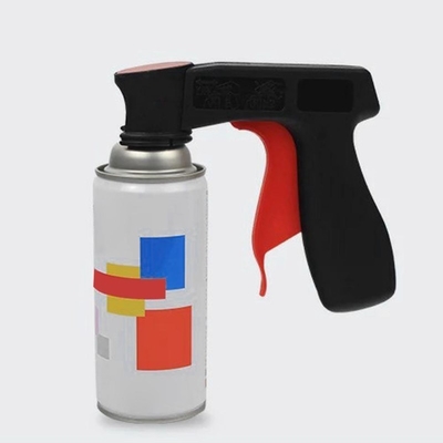 Manija de pistola de pintura de pulverización ergonómica personalizable para el control de aerosoles