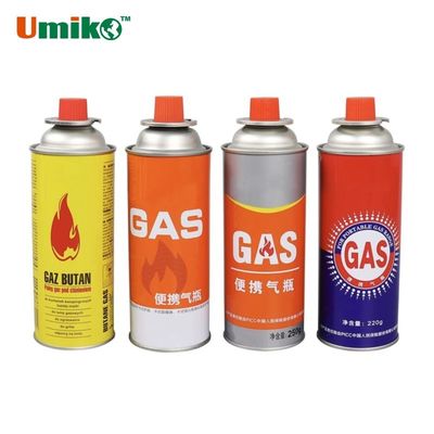 Factory Wholesale  Butane Gas Portable Cylinder for Outdoor Fuel of Camping BBQ Mini Stove and Blowtorch
