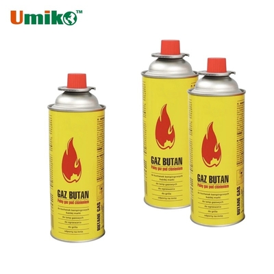 Multiple Size Flammable Butane Gas Canisters For Camping And Cooking