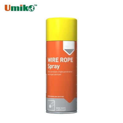Spray Lubrificante para Cabos de Aço de Fácil Armazenamento 450ml Para Proteção do Núcleo Interno