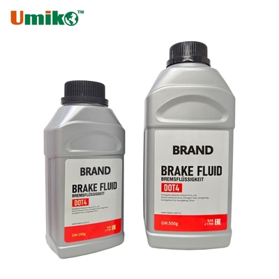 Heat Resistance Full Synthetic Brake Fluid High Boiling Point 230℃ 250ml 500ml