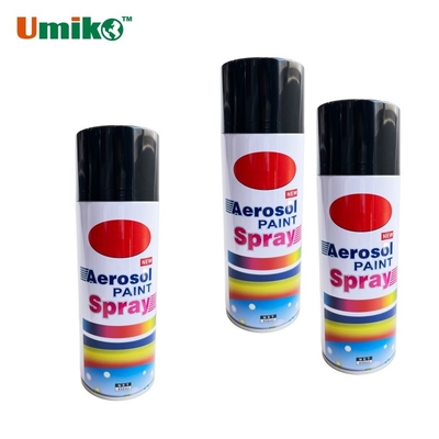 Pintura aerossólica acrílica portátil de acabamento liso 400 ml para reparações no local