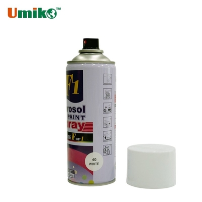 Αδιάβροχο Σπρέι Χρώματος F1 Λευκό 450ml Για DIY Και Βιομηχανική Χρήση