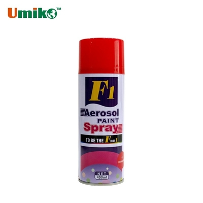 F1 Vermelho Automotive Aerosol Spray Paint 450 ml Livre de benzeno Boa Adesão