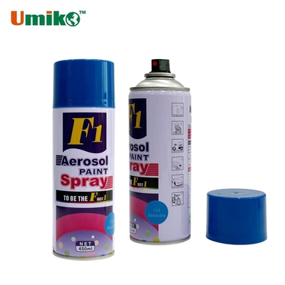 Capacidade personalizada F1 Diamante azul Spray Paint 450ml Para Metal e Plástico