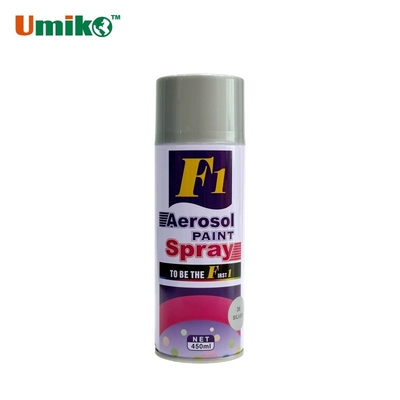 Tinta Spray Prata F1 400ml Resistente às Intempéries à Prova de Corrosão