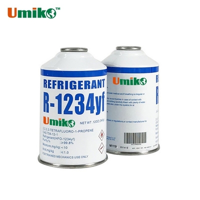 Environmentally Friendly HFO-1234yf Gas Car Air Con Refrigerant Gas 340g