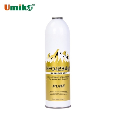 HFO-1234yf Refrigerant Gas 1000g Air Con Refrigerant Gas OEM Service
