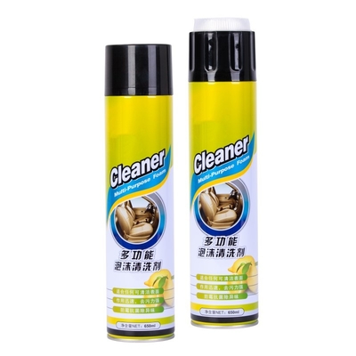 650ml Multi Purpose Foam Cleaner Car Care Cleaner For Seats Odor Elimination