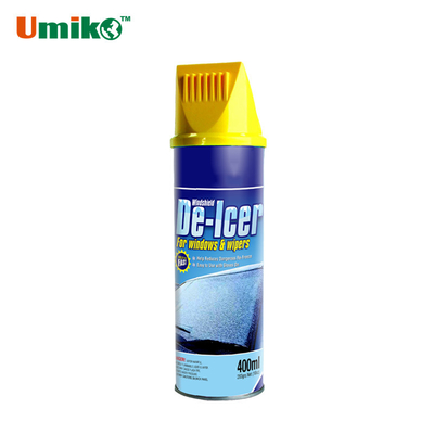 400ml Car Deicer Spray Windshield De Icer Spray For Quick Ice Removal 65*158mm