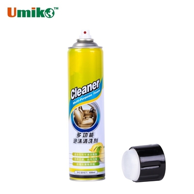 Eco Friendly 650ml Multipurpose Foam Cleaner Spray For Car And Home 65*240mm