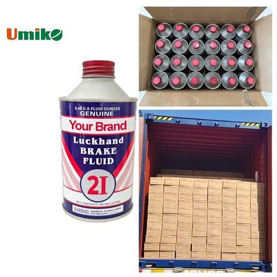 Fully Synthic Brake Oil DOT3 Brake Fluid 250ml for Heavy Duty Moto Braking System