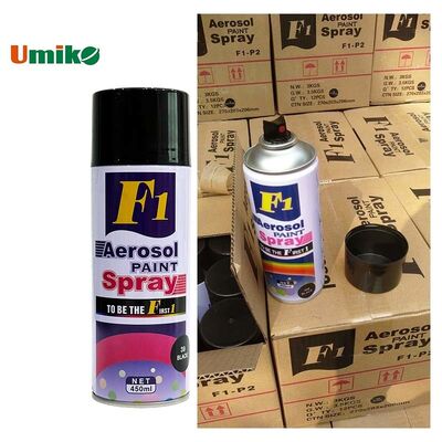 F1 Acrylic Aerosol Spray Paint For Furniture Surface Repair And Painting Art Work