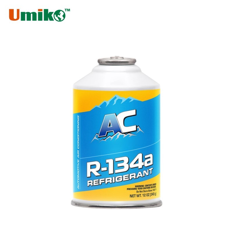 High Stability Car AC Gas R134a Refrigerant Gas 340g For AC System Repair