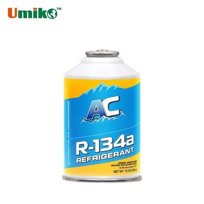 High Stability Car AC Gas R134a Refrigerant Gas 340g For AC System Repair